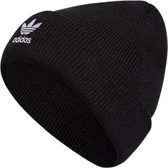 adidas Originals Women's Trefoil Beanie. Black/White 2. One Size