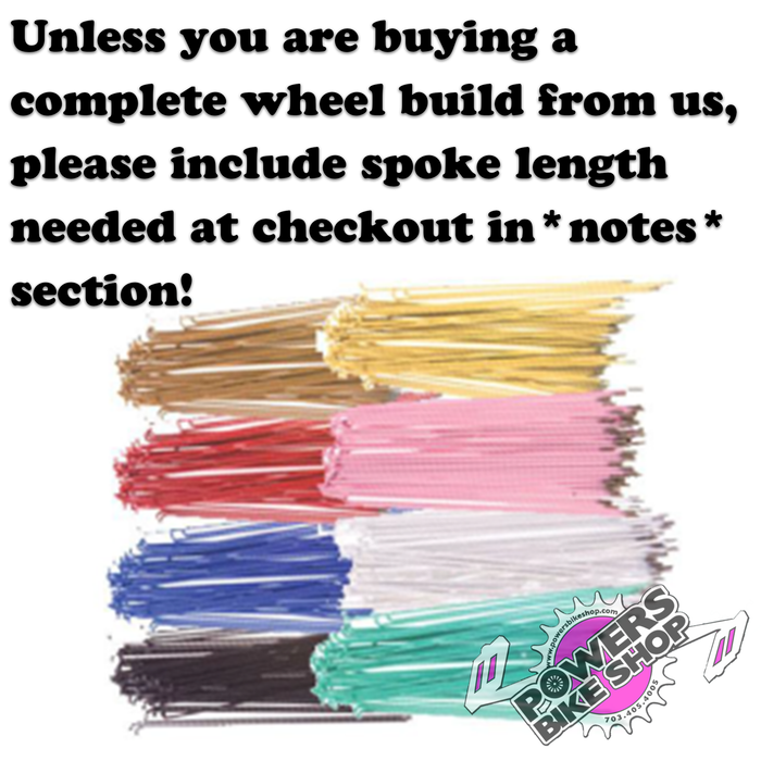Painted Spokes pack of 36 - POWERS BMX