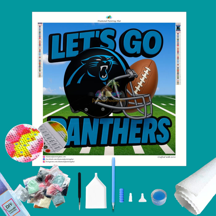 Panthers NFL Let's Go Diamond Painting
