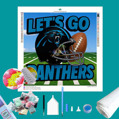 Panthers NFL Let's Go Diamond Painting
