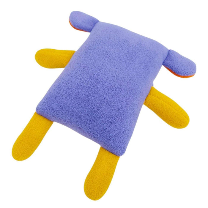 Plush - Large Squared Creature (Purple Orange Pink Diagonal) by Mr. Sogs