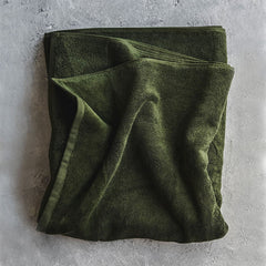 Plush Turkish Towel - Evergreen