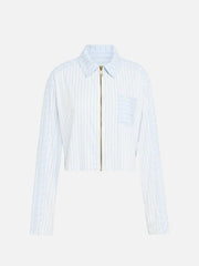ADIDAS ORIGINALS Poplin Essentials Shirt W - Crystal Sky - Uncategorized GÖMLEK