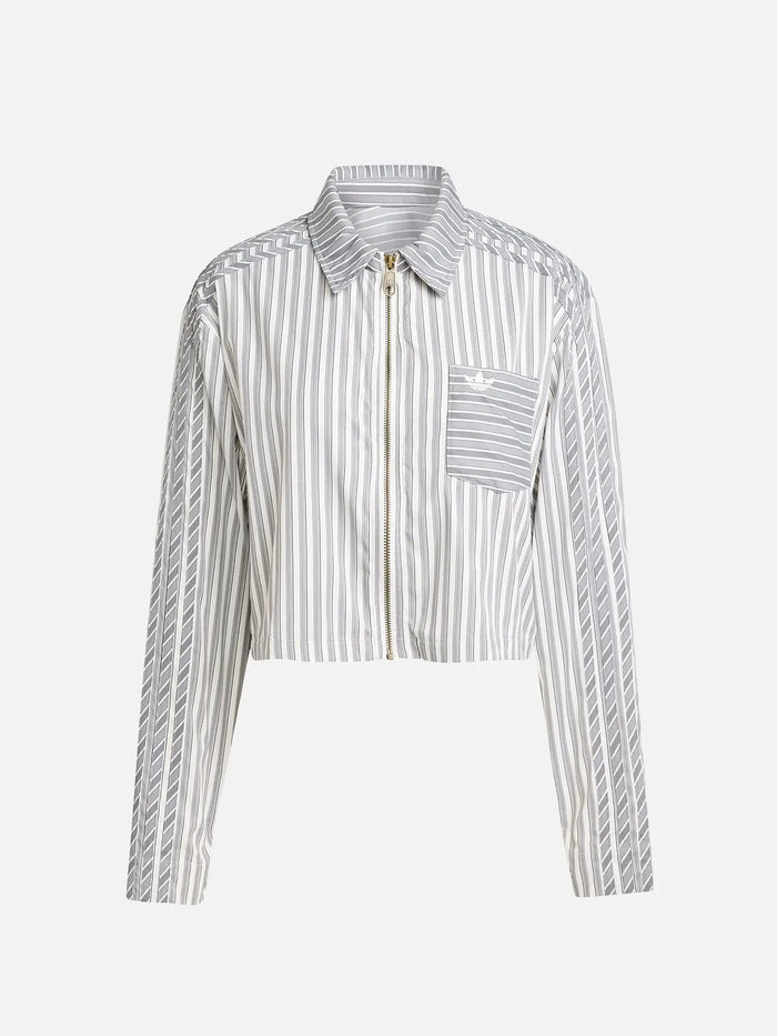 ADIDAS ORIGINALS Poplin Essentials Shirt W - Grey Three - Uncategorized GÖMLEK