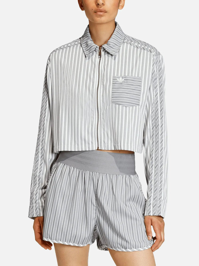 ADIDAS ORIGINALS Poplin Essentials Shirt W - Grey Three - Uncategorized GÖMLEK