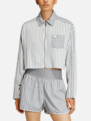 ADIDAS ORIGINALS Poplin Essentials Shirt W - Grey Three - Uncategorized GÖMLEK