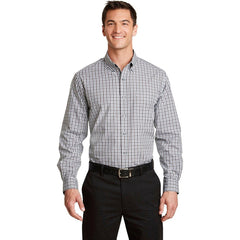 no-logo Port Authority Long Sleeve Gingham Easy Care Shirt-Regular-Port Authority-Thread Logic