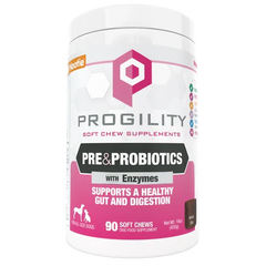 Progility Pre & Probiotic Soft Chews for Dogs 90 count