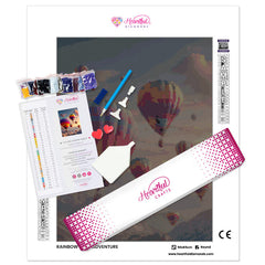 Rainbow Skies Adventure Diamond Painting Kit-50x65cm (20x26 in)-Heartful Diamonds