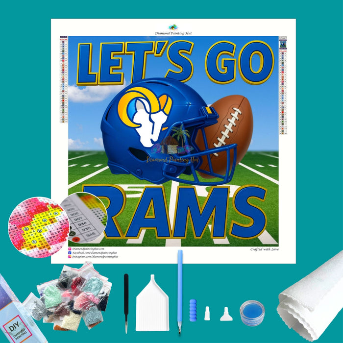 Rams NFL Let's Go Diamond Painting