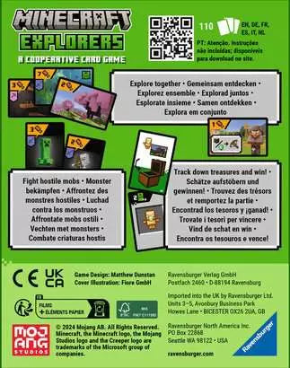 Ravensburger: Minecraft Explorers: A Cooperative Card Game
