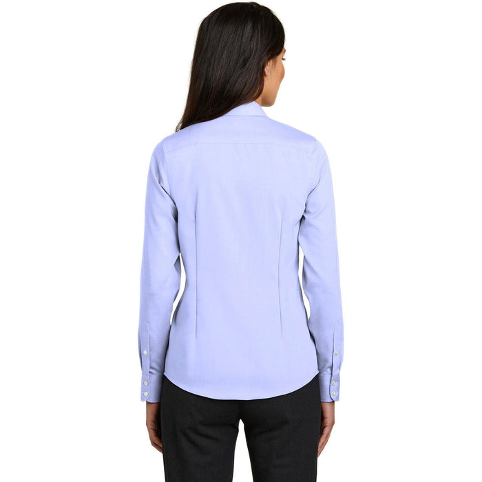 no-logo Red House Ladies Pinpoint Oxford Non-Iron Shirt-Active-Red House-Thread Logic