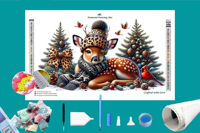 Reindeer Christmas Diamond Painting