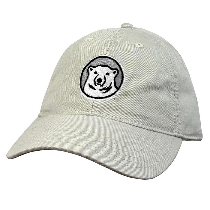 Relaxed Twill Hat with Bear Medallion