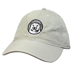 Relaxed Twill Hat with Bear Medallion