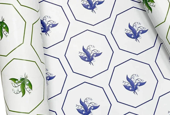 Reversible Lily of the Valley Gift Wrap - The Mayfair Hall