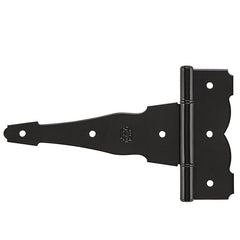 Decorative T-hinges - black - 10 inches