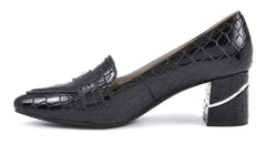 Rialto Foremost Black Cprint Patent