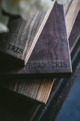 Roan Iris Walnut Cutting Board