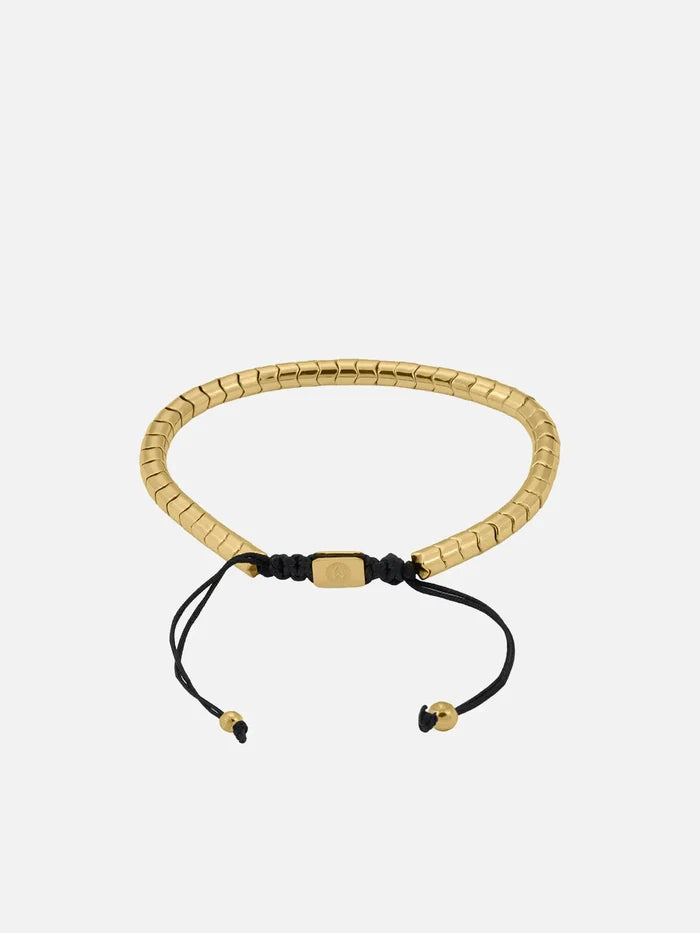 ATOLYEWOLF Rolo Hematite Bracelet in Gold - Bracelets BİLEKLİK
