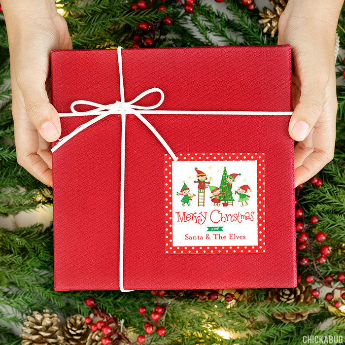 Santa's Elves Christmas Gift Labels