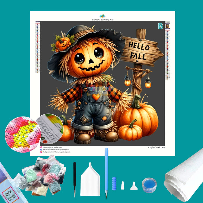 Scarecrow Diamond Painting
