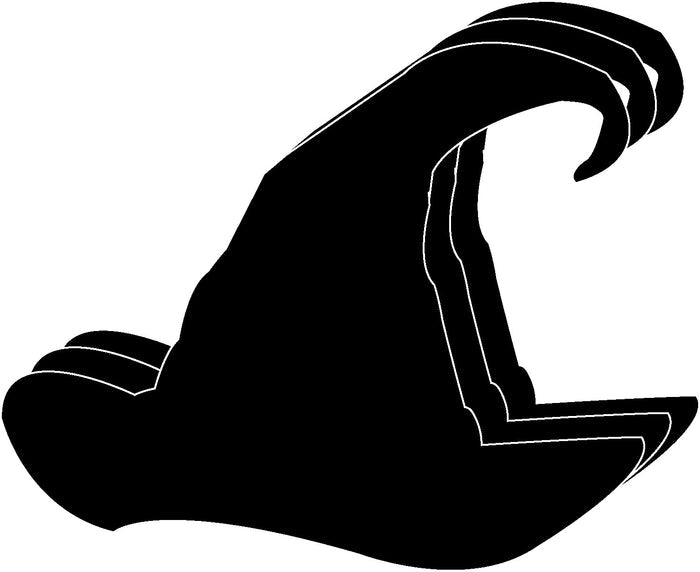 Large Single Color Creative Foam Cut-Outs - Witch Hat - Creative Shapes Etc.