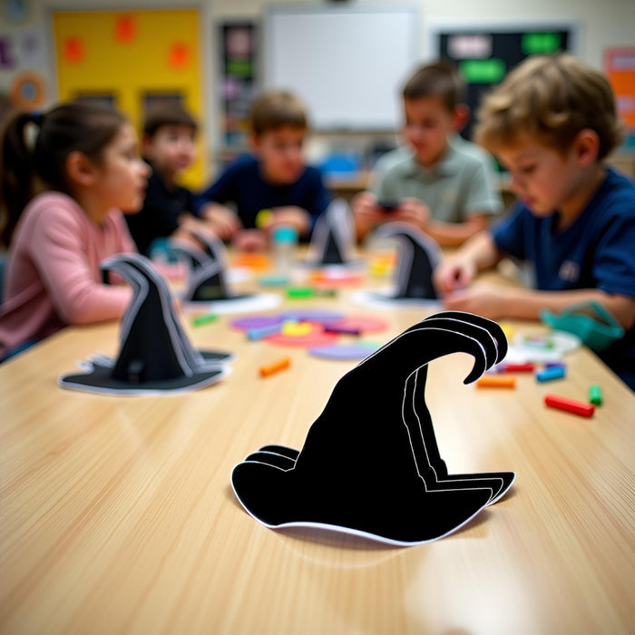 SHAPES ETC. Large Single Color Creative Foam Cut-Outs - Witch Hat