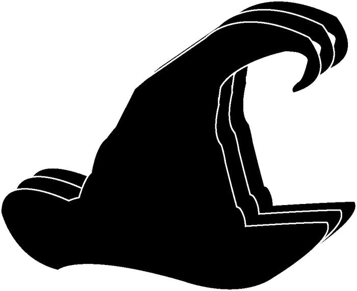 Small Single Color Cut-Out - Witch Hat - Creative Shapes Etc.