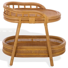Shayleen Rattan Pole Accent Table in Natural
