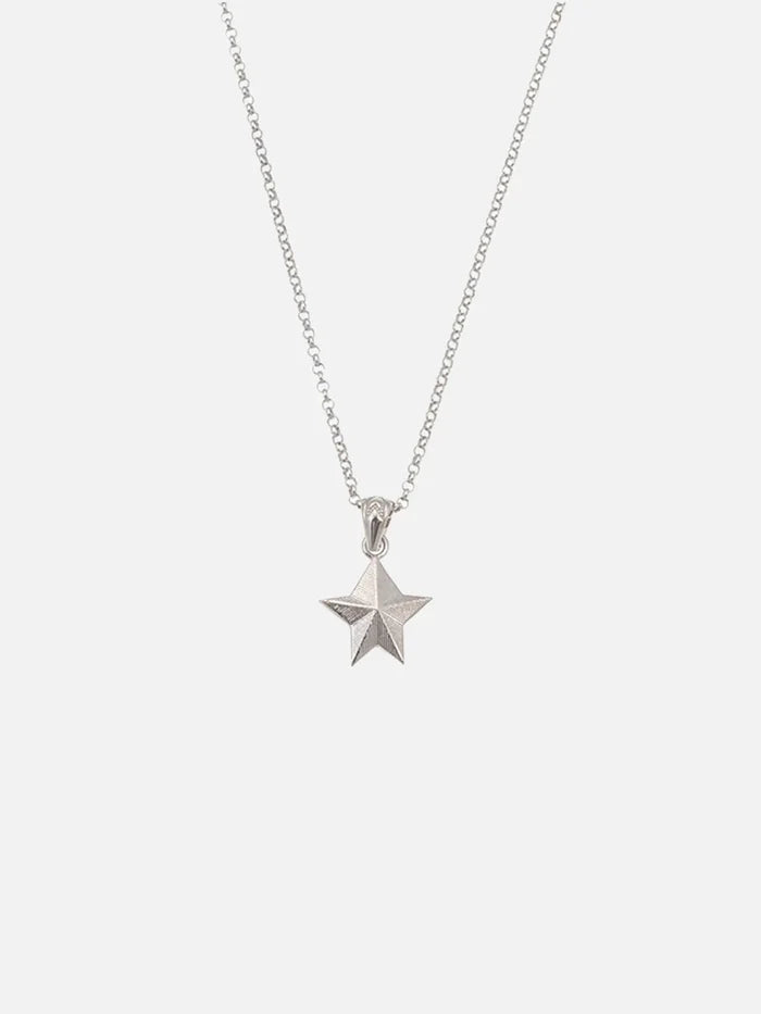 ATOLYEWOLF Single Star Necklace in Silver - KOLYE