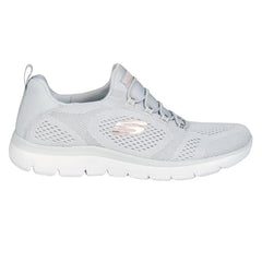 Skechers Women’s Summits Torre Grey Slip-On Shoes – 56163