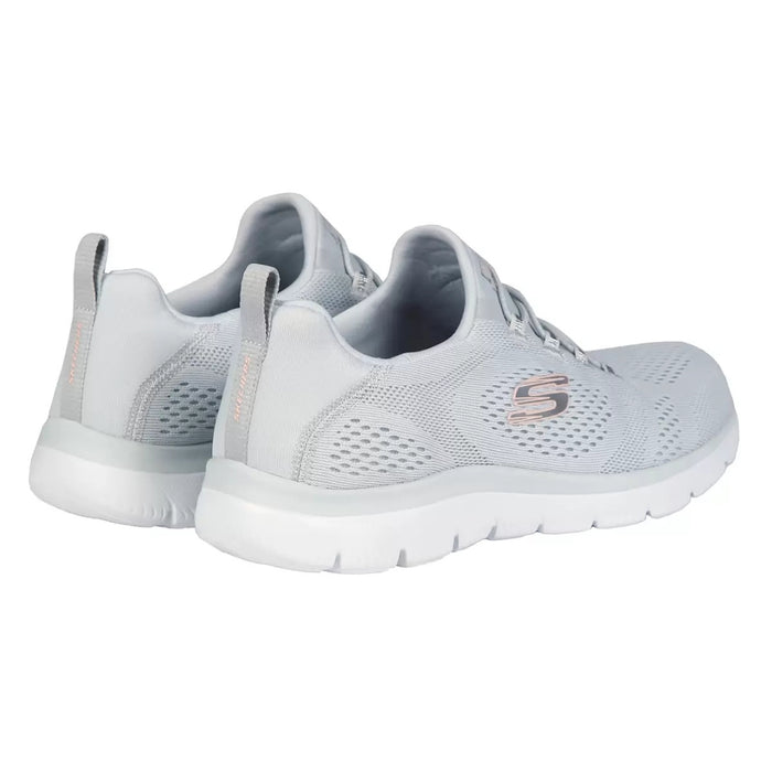 Skechers Women’s Summits Torre Grey Slip-On Shoes – 56163