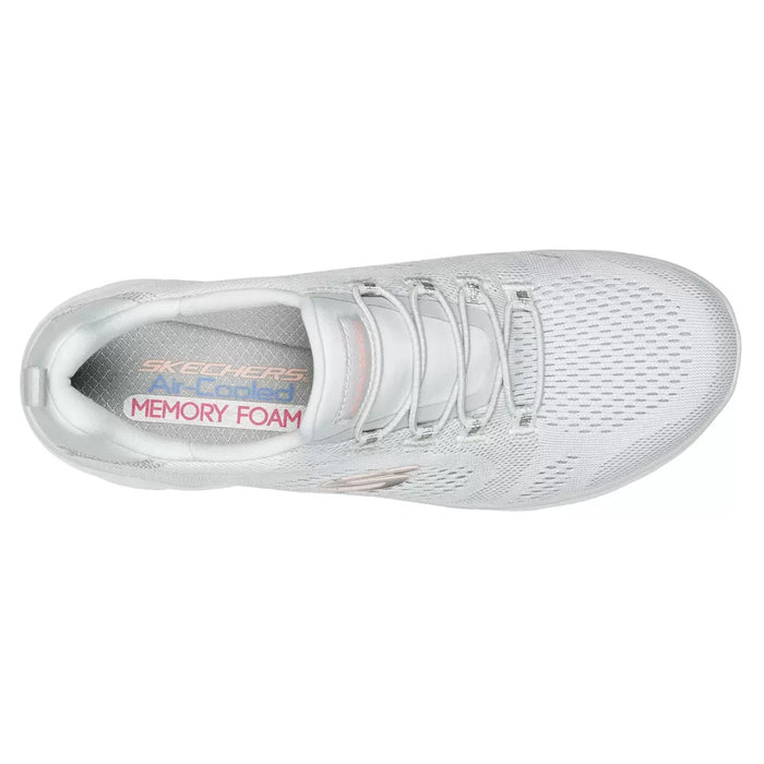 Skechers Women’s Summits Torre Grey Slip-On Shoes – 56163