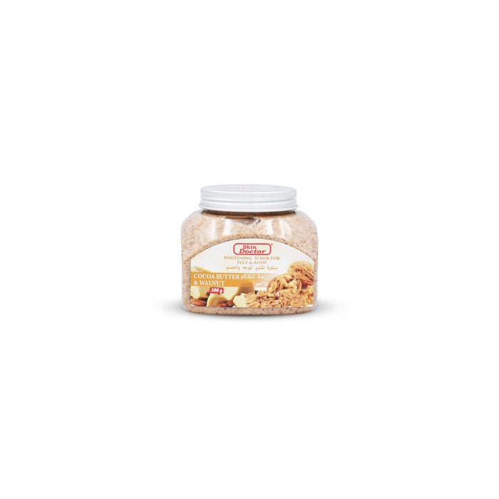 Skin Doctor Cocoa Butter & Walnut Brightening Scrub For Face & Body 500g