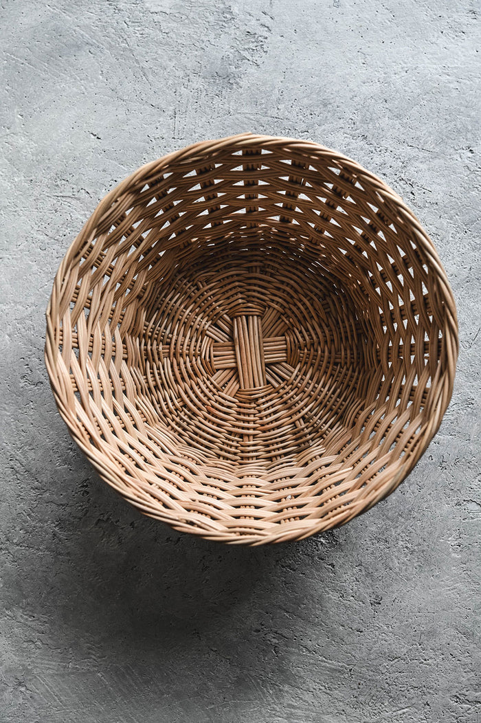 Small Round Woven Basket