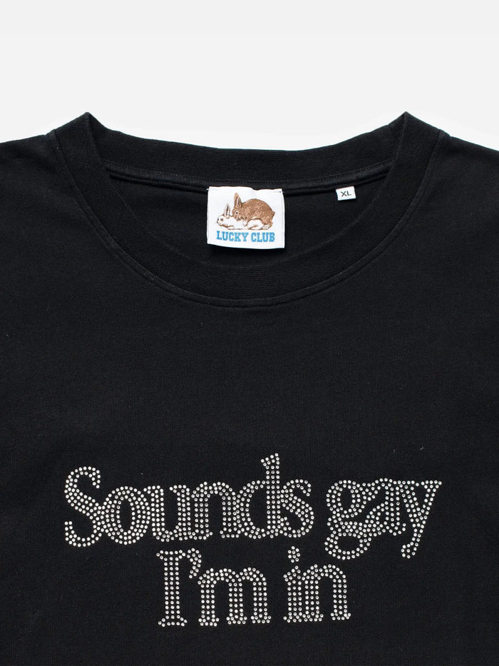 CARNE BOLLENTE Sounds Gay, Im In Baby! - Black - Kategorize edilmemiş T-SHIRT