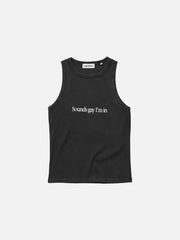 CARNE BOLLENTE Sounds Gay Im Sleeveless - Off Black - Kategorize edilmemiş ATLET