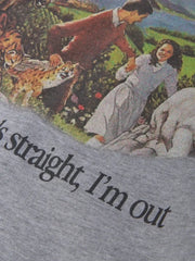 CARNE BOLLENTE Sounds Straight, Im Out - Melange Grey - Kategorize edilmemiş T-SHIRT