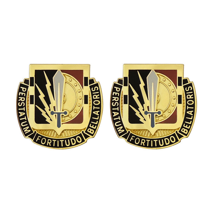 Special Troops Battalion, 2nd Brigade, 1st Cavalry Division Unit Crest (Perstatum Fortitudo Bellatoris) Army Unit Crests