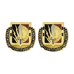 Special Troops Battalion, 2nd Brigade, 1st Cavalry Division Unit Crest (Perstatum Fortitudo Bellatoris) Army Unit Crests