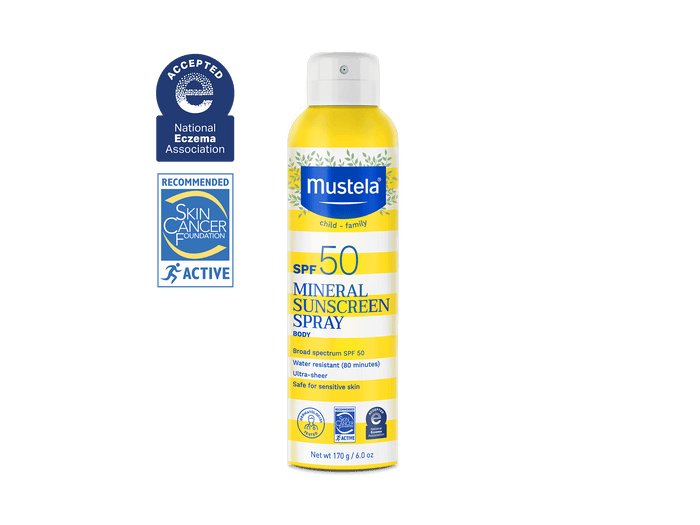 Mustela SPF 40 Mineral Sunscreen Spray NEA Certified