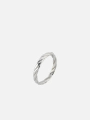 JEWELS FOR JOY Spira Ring – Silver, yakın çekim