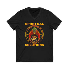 Spiritual Solution V.2 AA V-Neck Tee