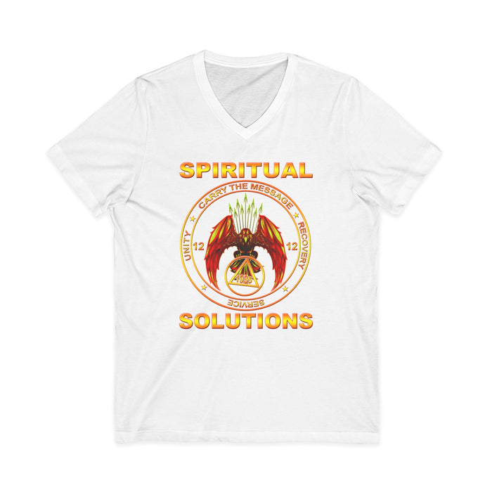 Spiritual Solution V.2 AA V-Neck Tee