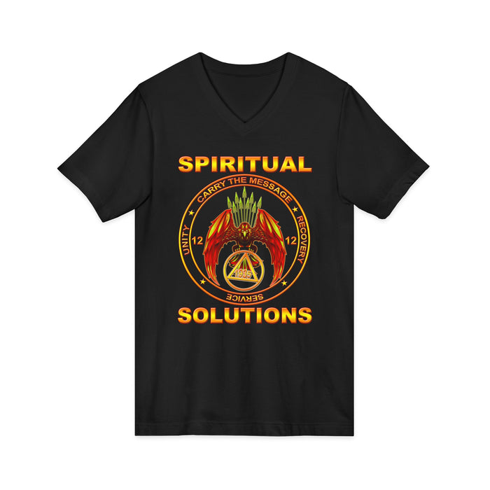 Spiritual Solution V.2 AA V-Neck Tee