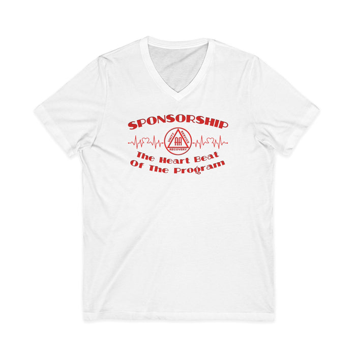 Sponsorship The Heartbeat AA V-Neck Tee
