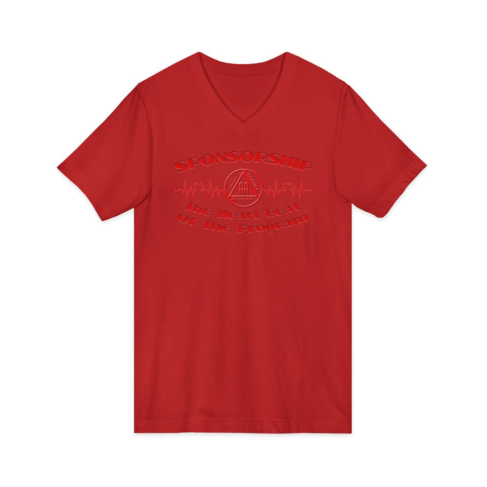 Sponsorship The Heartbeat AA V-Neck Tee