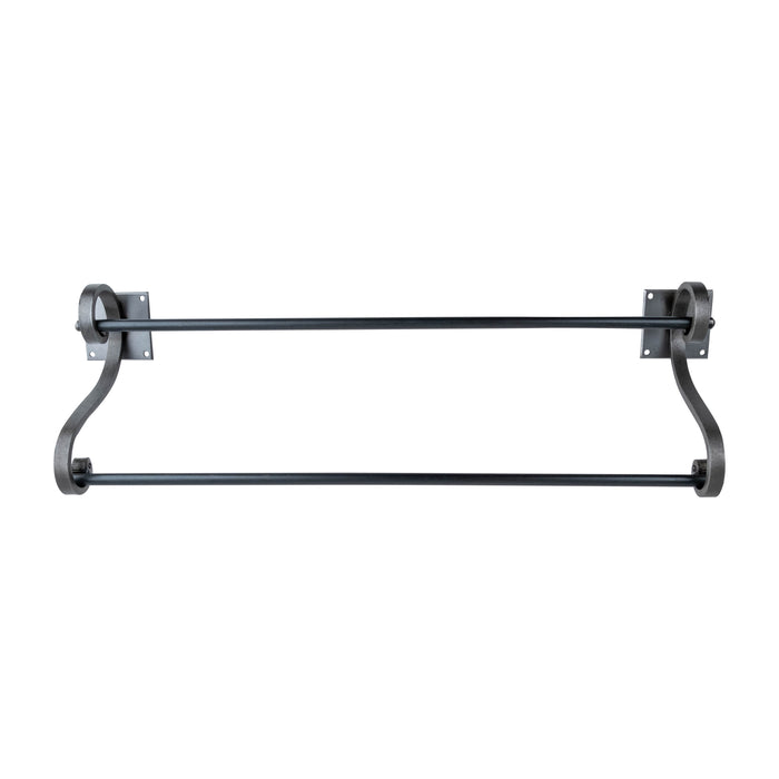 Square Mount Custom Bathroom Hardware - Towel Bar - 24" Inch - Multiple Finishes Available - Sold Individually