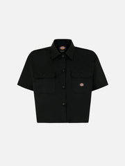 DICKIES SS Cropped Work Shirt W - Black - Uncategorized GÖMLEK
